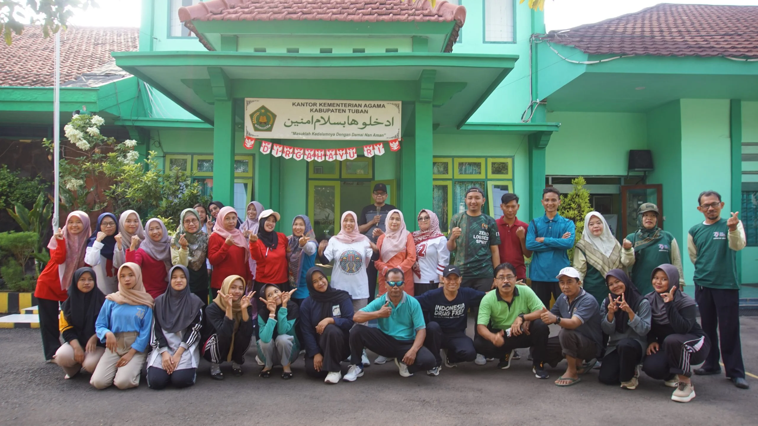 ASN Kemenag Tuban Rutin Gelar Senam Pagi Setiap Hari Jumat