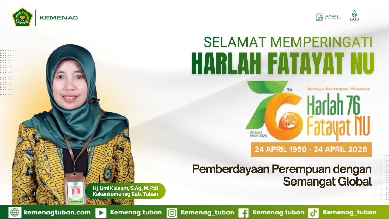 Kepala Kemenag Tuban Sampaikan Ucapan Harlah ke-76 Fatayat NU