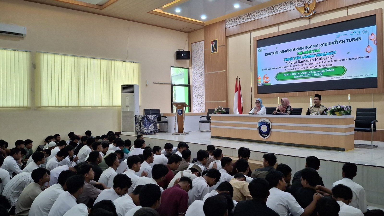 Kakankemenag Tuban Bekali Siswa SMKN 1 Tuban dengan Tiga Kecerdasan dalam “The Most KUA Joyful Ramadhan Mubarak”