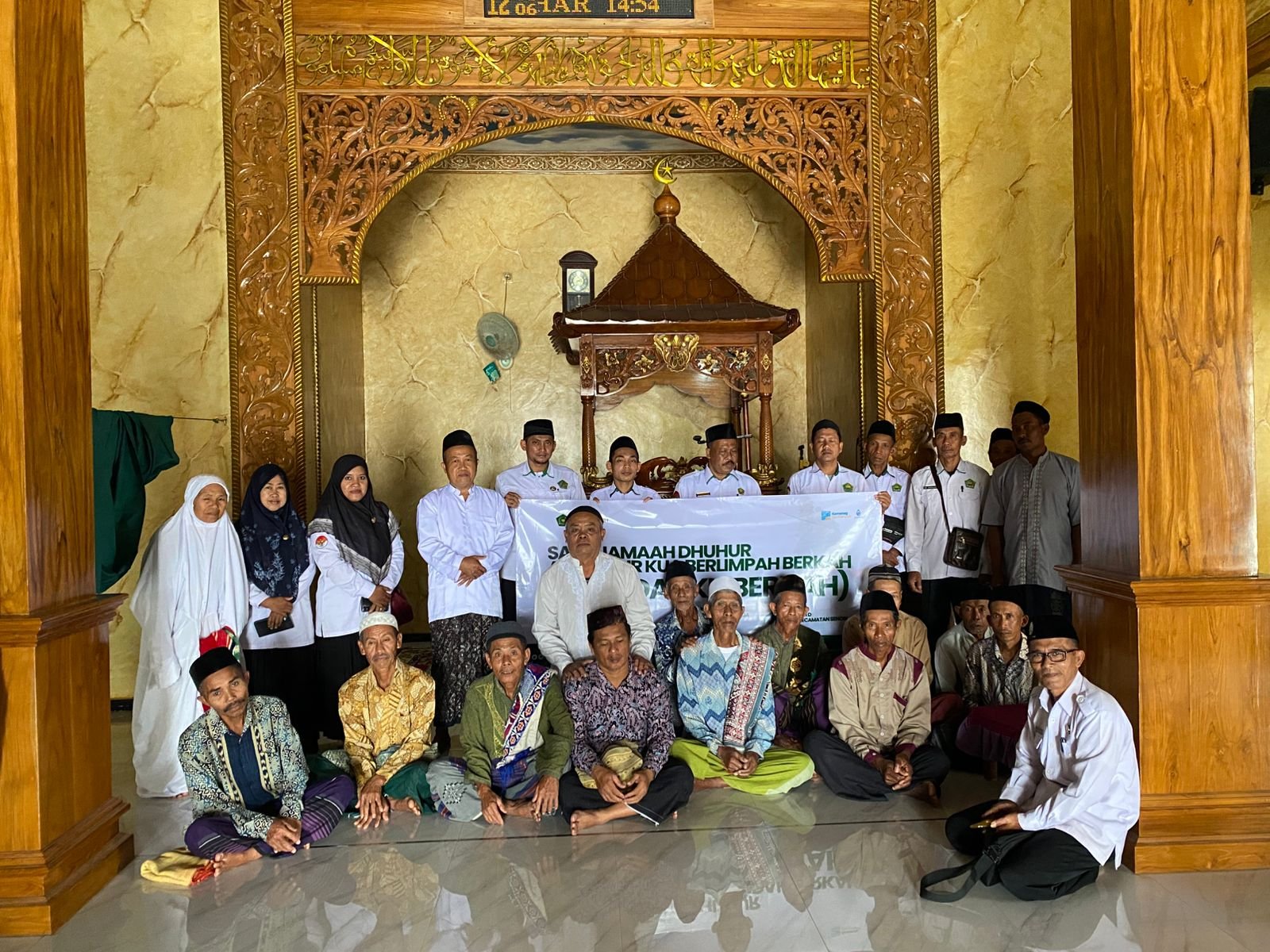 KUA Senori Gelar SAJADHAKU BERKAH di Masjid Istiqomah Desa Sidoharjo