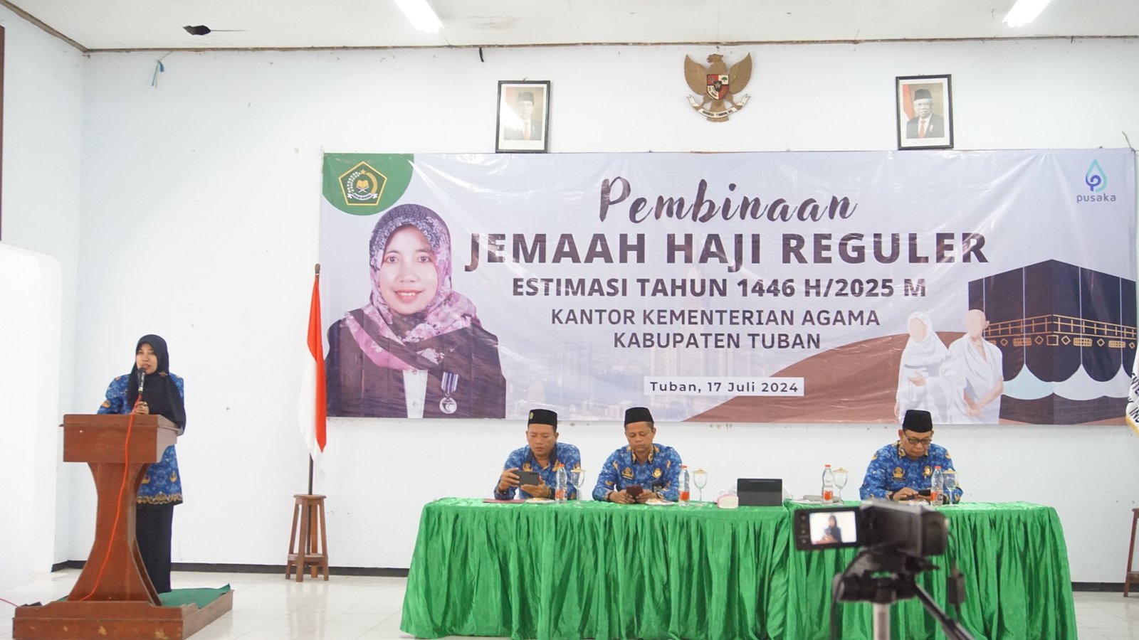 1.050 Jemaah Haji Estimasi Berangkat 2025 Terima Pembinaan oleh Kemenag Tuban
