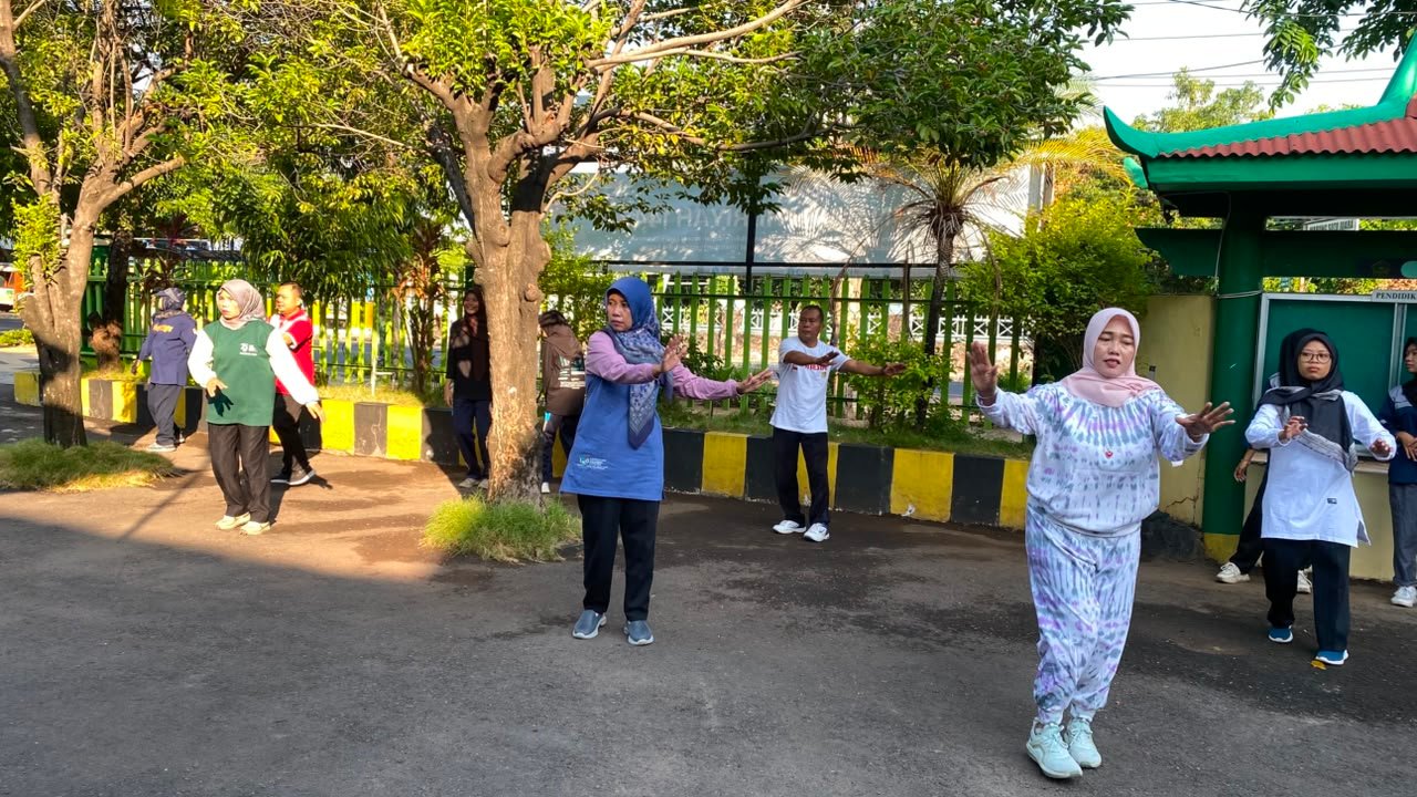 Jaga Kebugaran ASN, Kemenag Tuban Gelar Senam Bersama dan Tekankan Disiplin Kerja