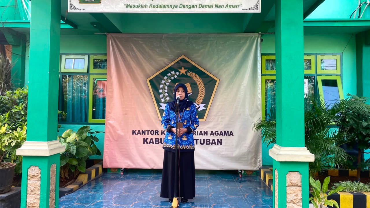 ASN Kemenag Tuban Gelar Apel 17-an, Kakankemenag: Tingkatkan Produktivitas dan Perkuat Zona Integritas