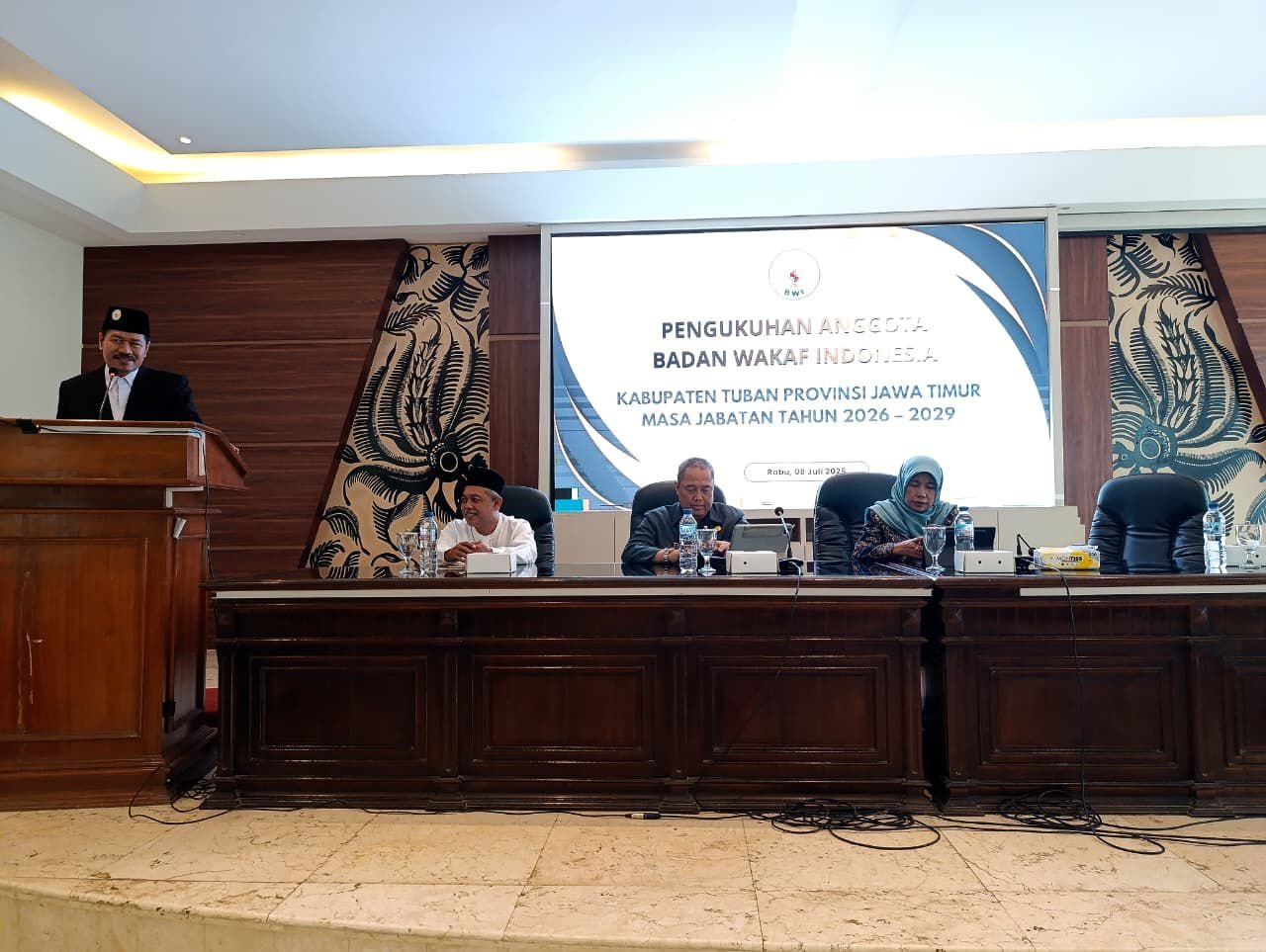 BWI Tuban Dikukuhkan, Sertifikasi Tanah Wakaf dan Wakaf Uang Jadi Prioritas