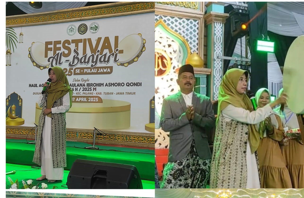 Kemenag Tuban Buka Festival Al Banjari se-Pulau Jawa dalam Rangka Haul Syech Maulana Ibrahim Asmoro Qondi