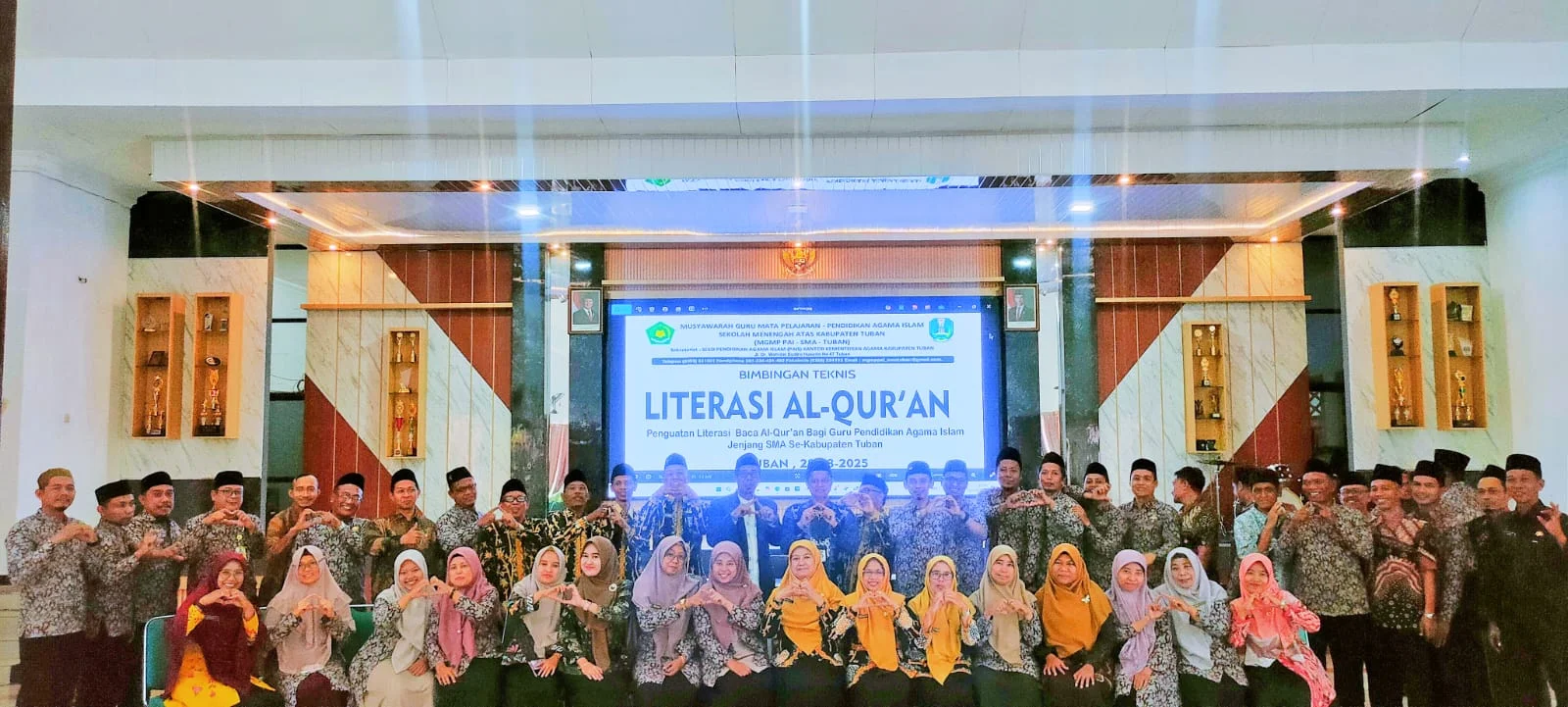 Puluhan Guru PAI SMA Kabupaten Tuban Ikuti  Diseminasi Bimtek Literasi Al-Qur'an