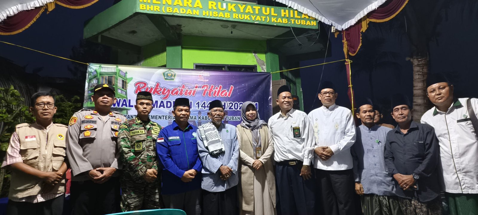 Rukyatul Hilal Awal Puasa di Kabupaten Tuban, Hilal Tertutup Awan