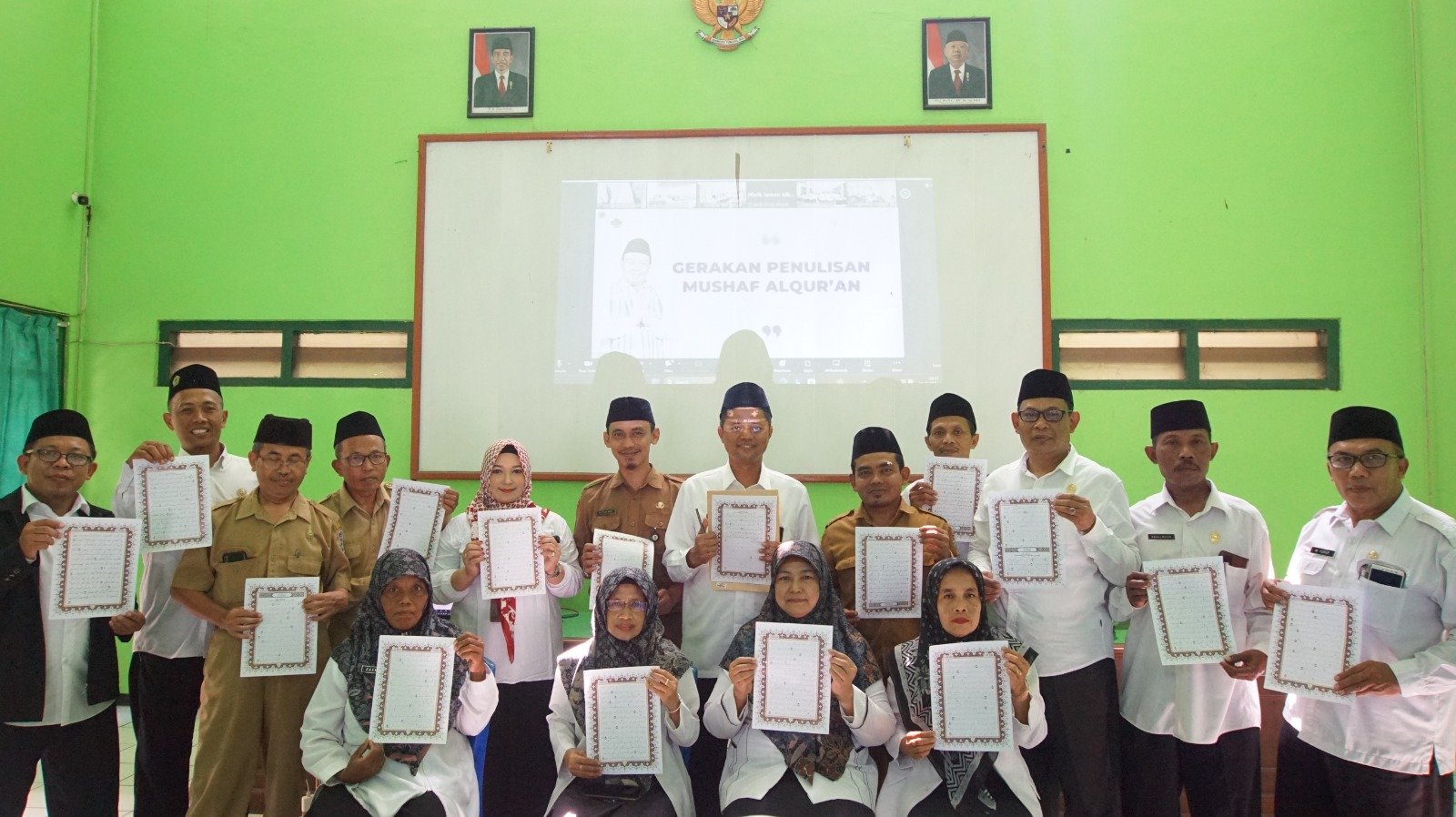 Kemenag Tuban Semarakkan Gerakan Menulis Mushaf Al Quran PAIS Jatim