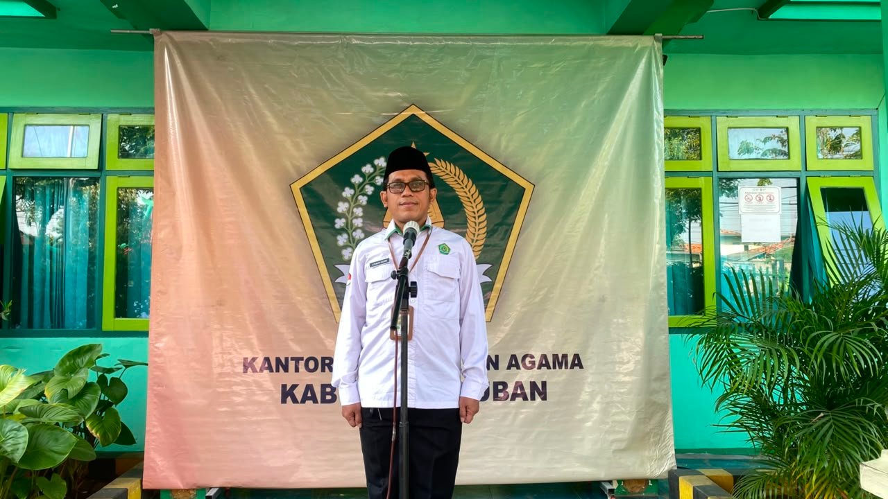 Apel Perdana Pekan Ini, Kemenag Tuban Apresiasi Sukses Lebaran Yatim dan Umumkan Pengukuhan BWI