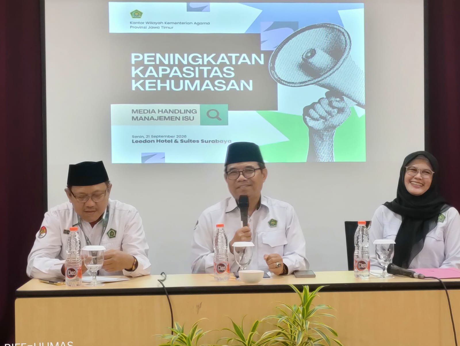 Tingkatkan Kapasitas Kehumasan, Kemenag Jatim Gandeng Pokja Bekali Humas dengan Media Handling dan Manajemen Isu