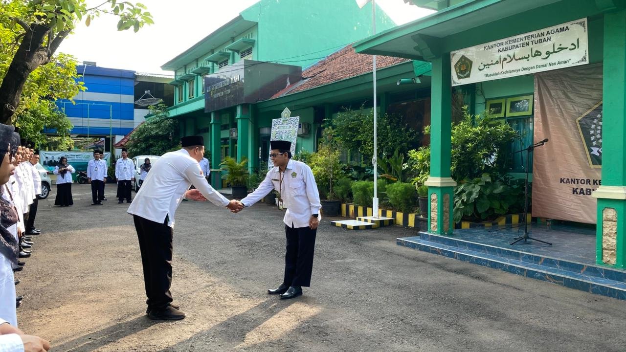 ASN Kemenag Tuban Gelar Apel Senin, Sosialisasikan Pembentukan Ditjen Pesantren