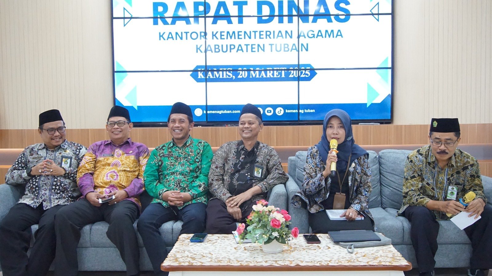Rapat Dinas Bulan Maret, Apa Informasi Kepala Kemenag Tuban? 
