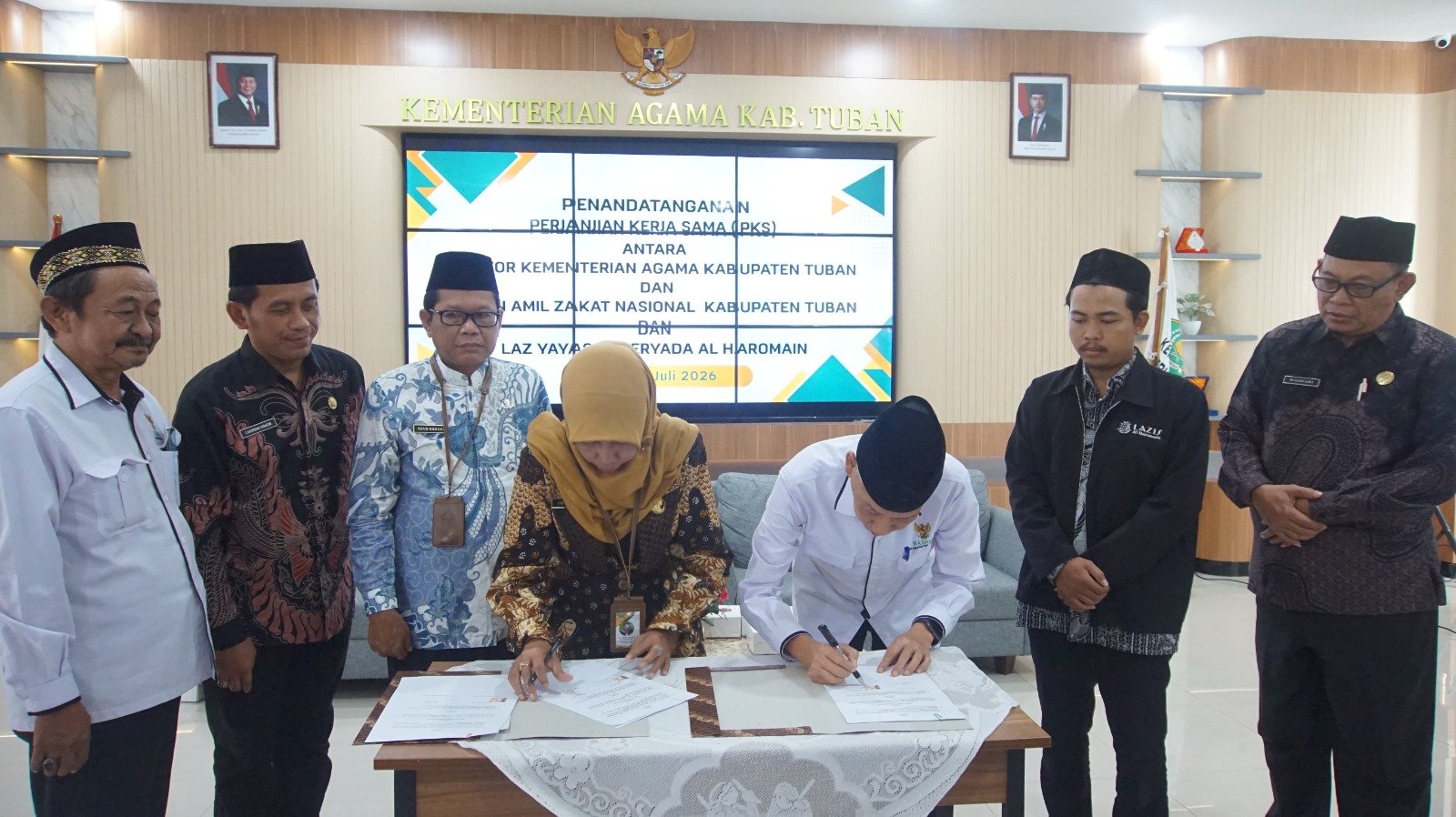 Rapat Dinas, Kemenag Tuban Gandeng BAZNAS dan LAZ Perkuat Pemberdayaan Ekonomi Umat