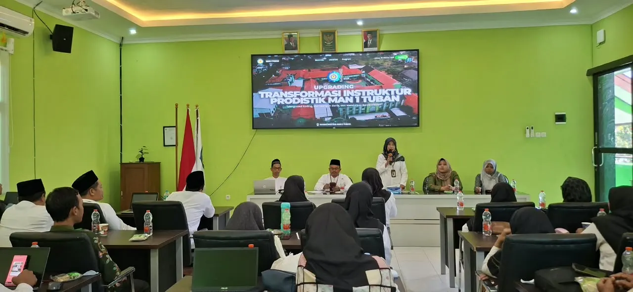Kepala Kemenag Tuban Buka Upgrading Transformasi Instruktur Prodistik MAN 1 Tuban, Dorong Lahirnya Generasi Unggul Digital dan Religius