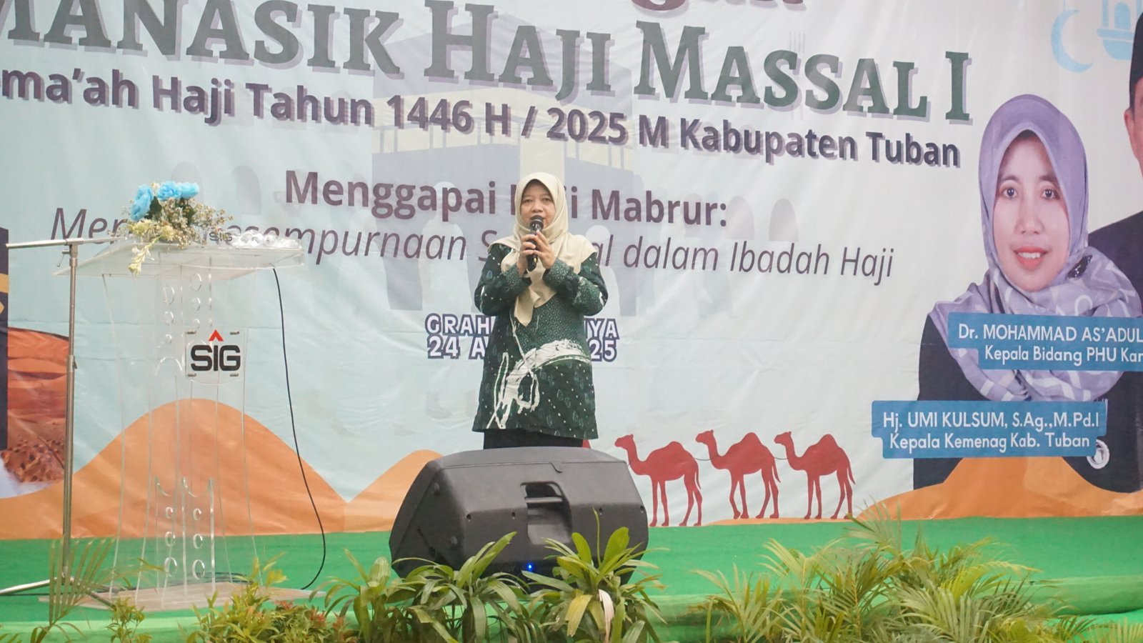 1.054 Jemaah Haji Kabupaten Tuban 2025 Semangat Ikuti Bimbingan Manasik Haji Massal Pertama