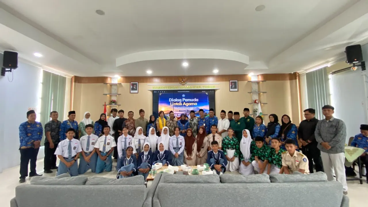 Sumpah Pemuda ke-98, Kemenag Tuban Ajak Pemuda Lintas Agama Bijak Bermedia Sosial dan Rawat Kerukunan