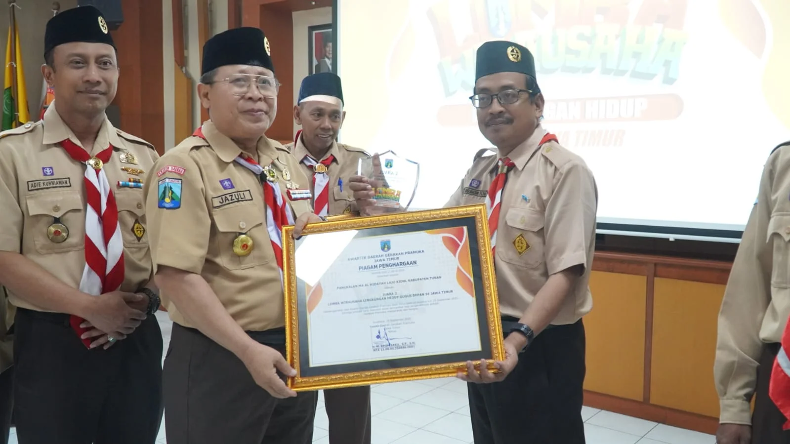 Gudep MA Al Hidayah Singgahan Tuban Sabet Juara II Lomba Wirausaha Ramah Lingkungan Kwarda Jatim