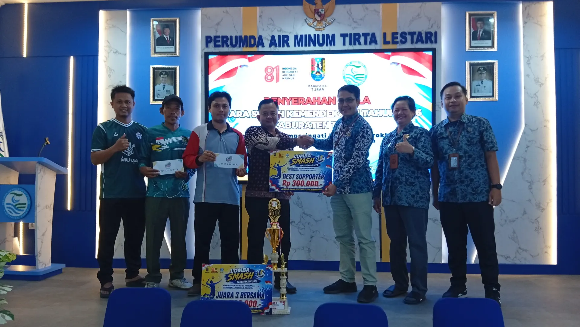 Kemenag Tuban Raih Dua Penghargaan di Smash Kemerdekaan 2026, Buktikan Kekompakan Tim dan Suporter