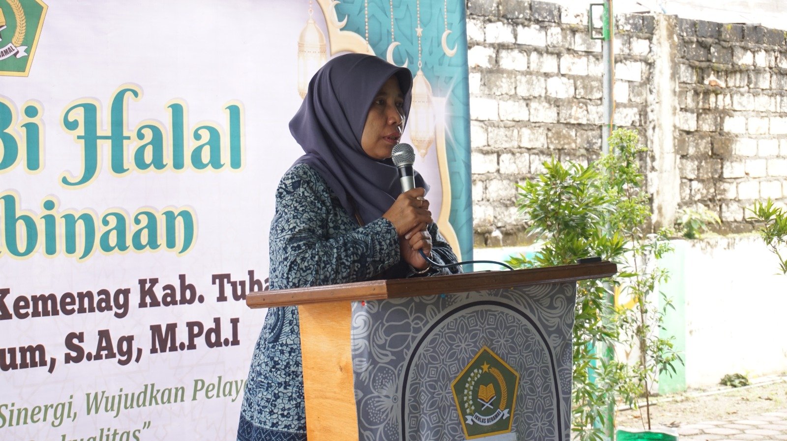 Meriah, KUA Jenu Gelar Halal bi Halal & Pembinaan oleh Kepala Kemenag Tuban
