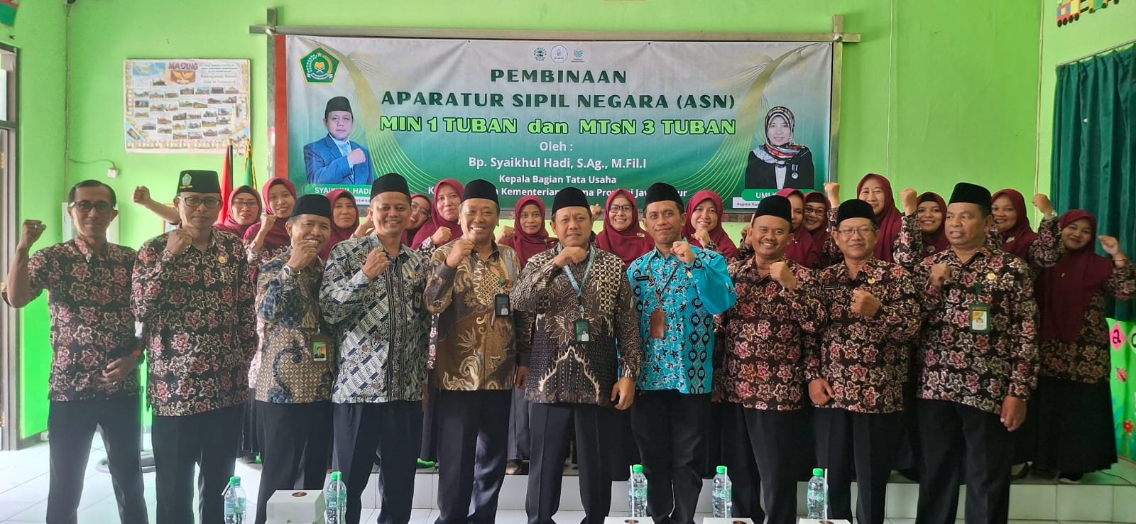 Ini Pesan Kabag TU Kanwil Kemenag Jatim Saat Pembinaan di MIN 1 Tuban