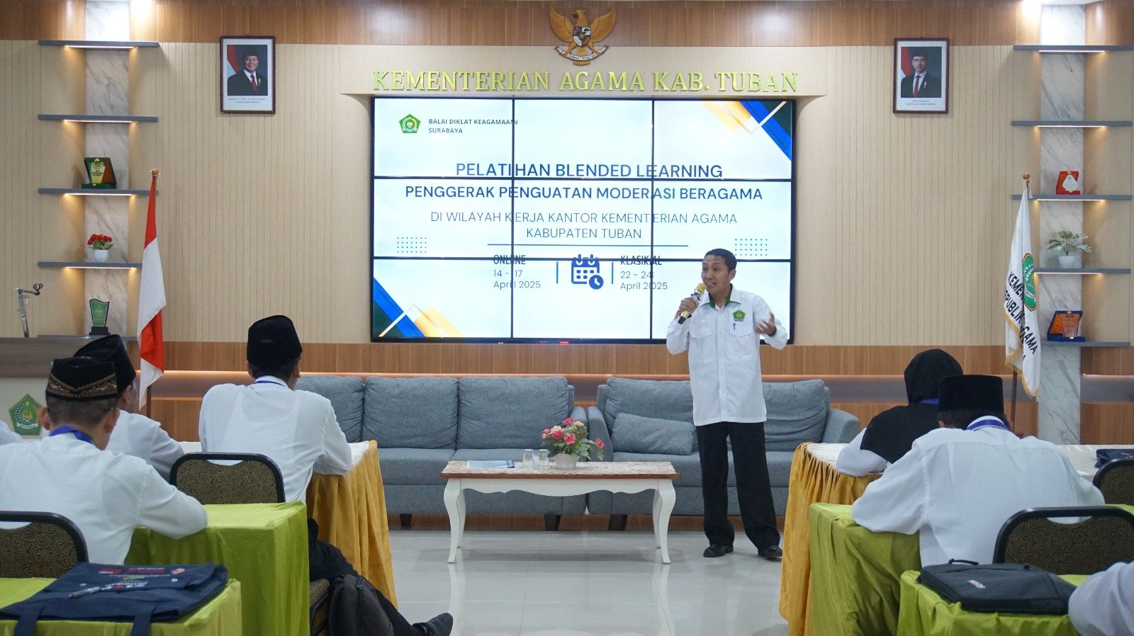 Balai Diklat Keagamaan Surabaya Gelar Pelatihan Blended Learning Penguatan Moderasi Beragama di Tuban