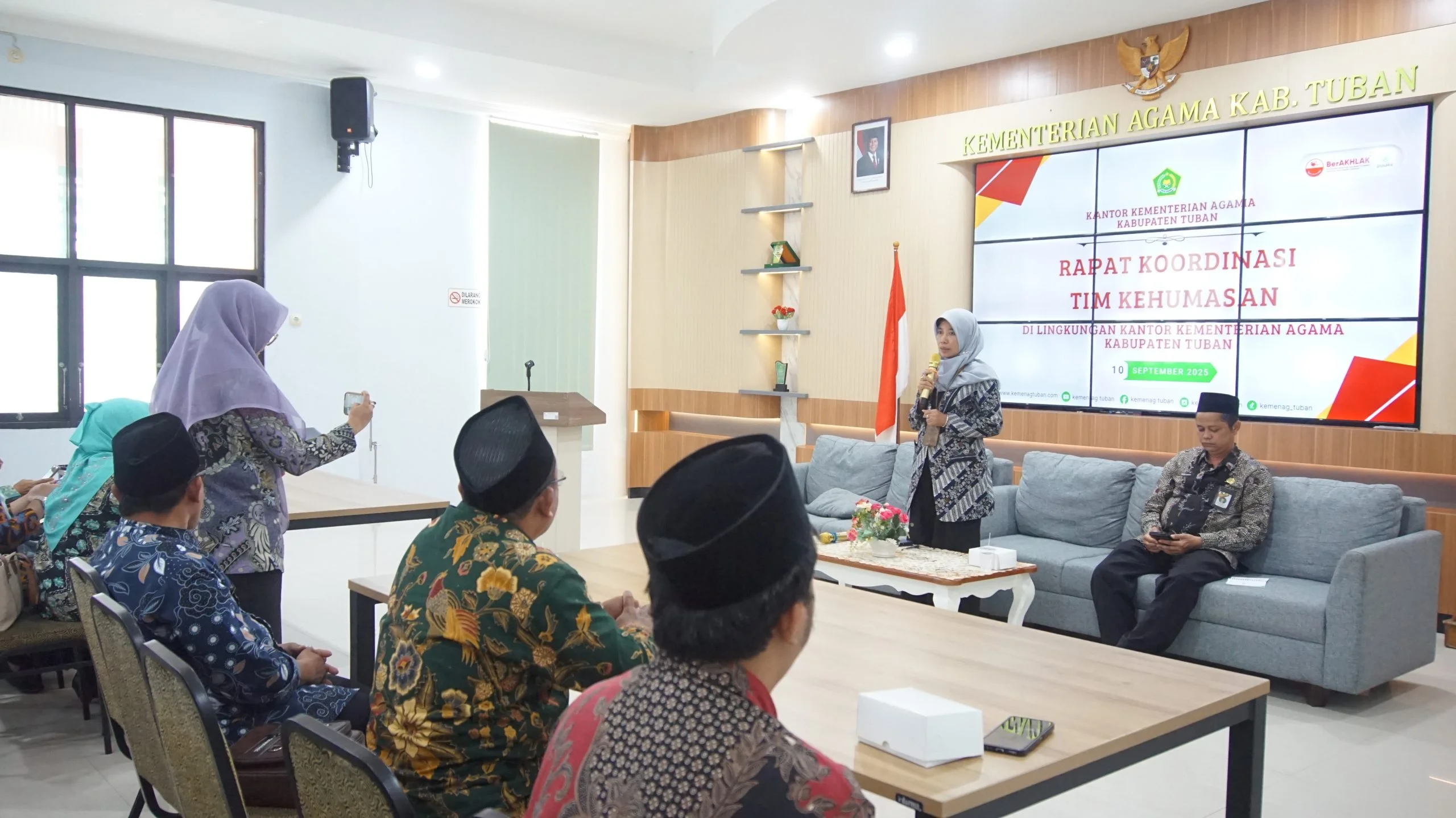 Solidkan Tim Humas, Kemenag Tuban Gelar Rapat Koordinasi Kehumasan