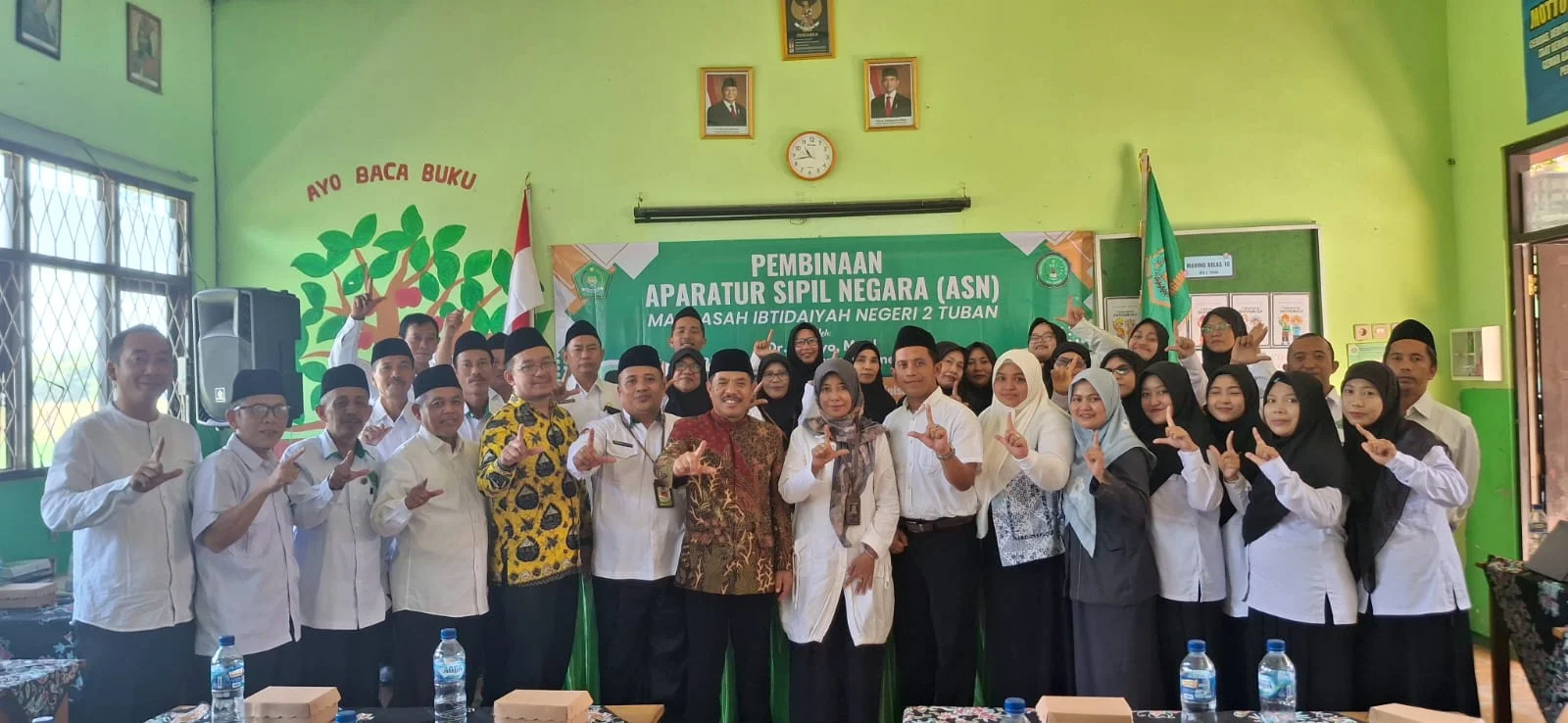 Kabid Penma Kemenag Jatim Pembinaan & Monev Bantuan SBSN di MIN 2 Tuban