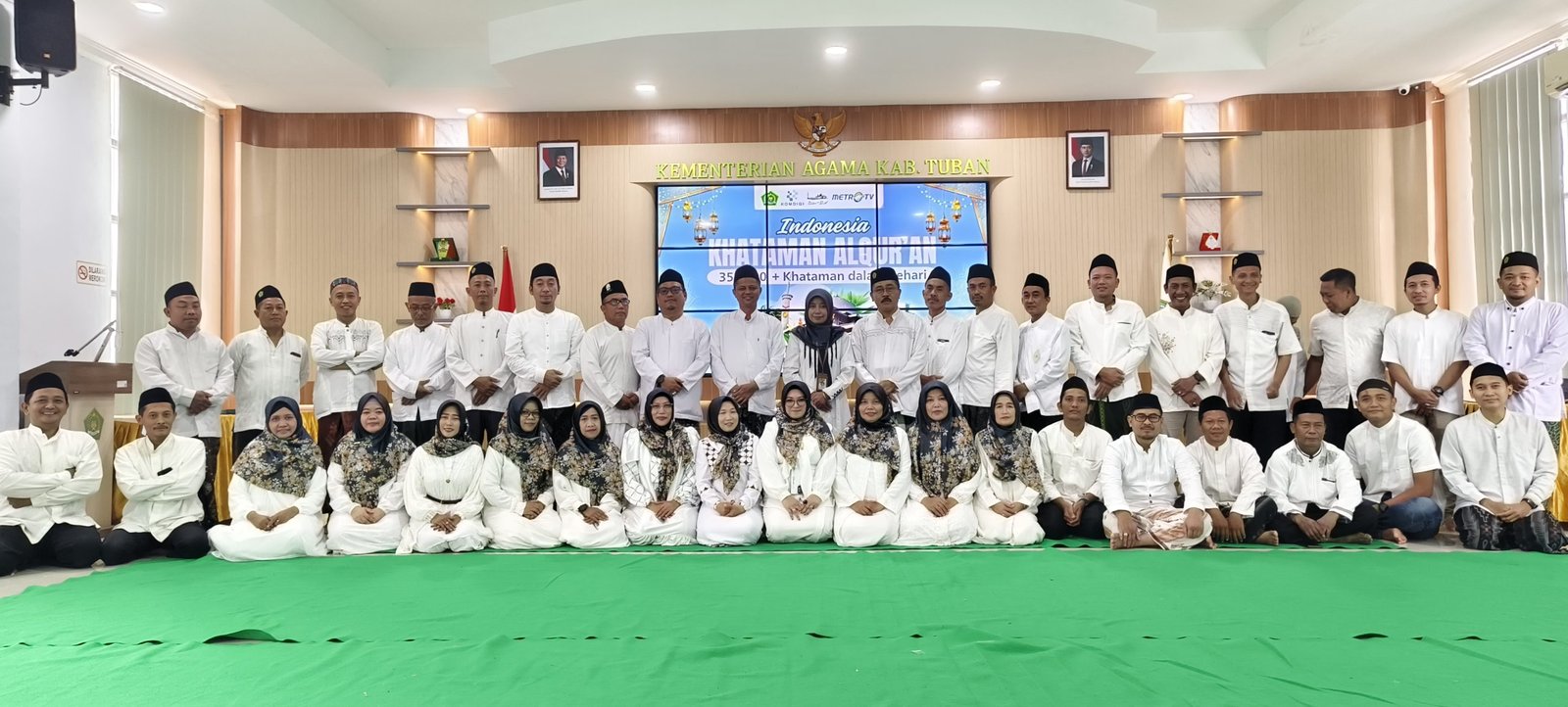 Kemenag Tuban Khatamkan 4.044 Kali Sukseskan Program Indonesia Khataman 350.000 Kali Dalam Sehari