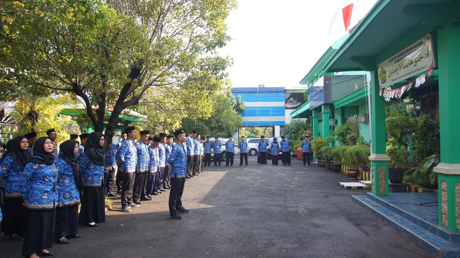 Apel Hormat Bendera ASN Kemenag Tuban, ini Pesan Plt. Kasi PHU