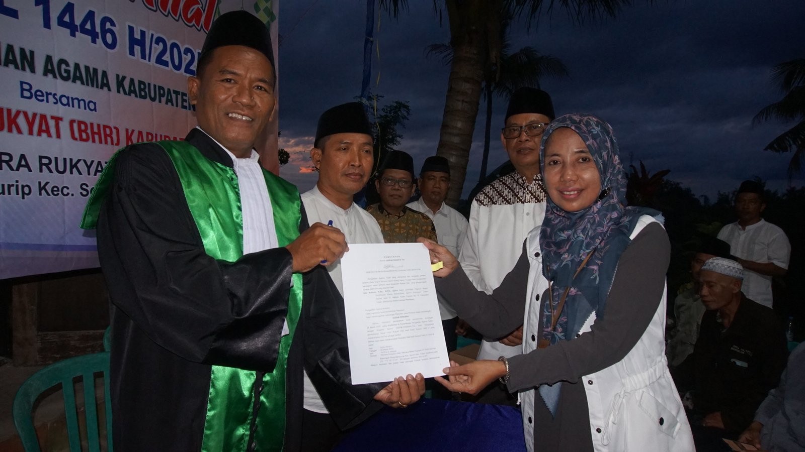 Tidak Penuhi Kriteria MABIMS, Rukyatul Hilal Awal Syawal 1446 H di Kabupaten Tuban Tidak Terlihat