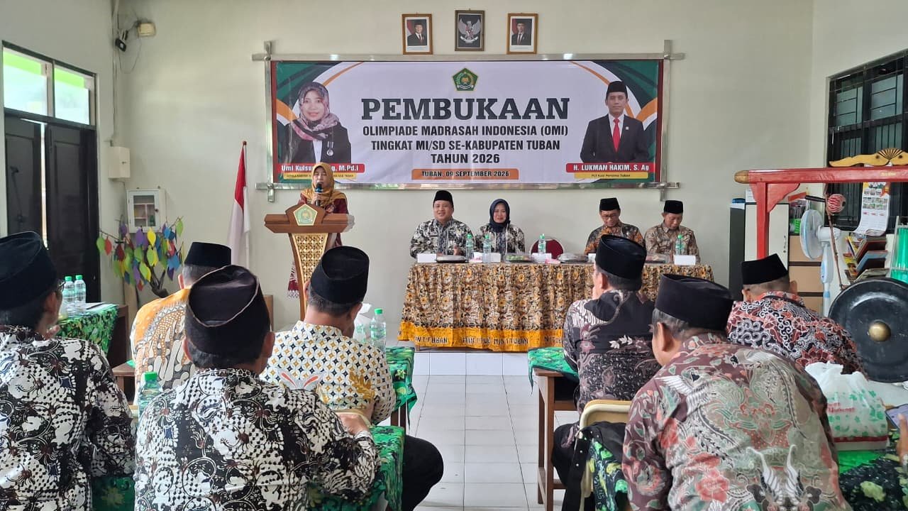 Kepala Kemenag Tuban Buka OMI 2026, Dorong Siswa Asah Nalar Kritis dan Jiwa Riset