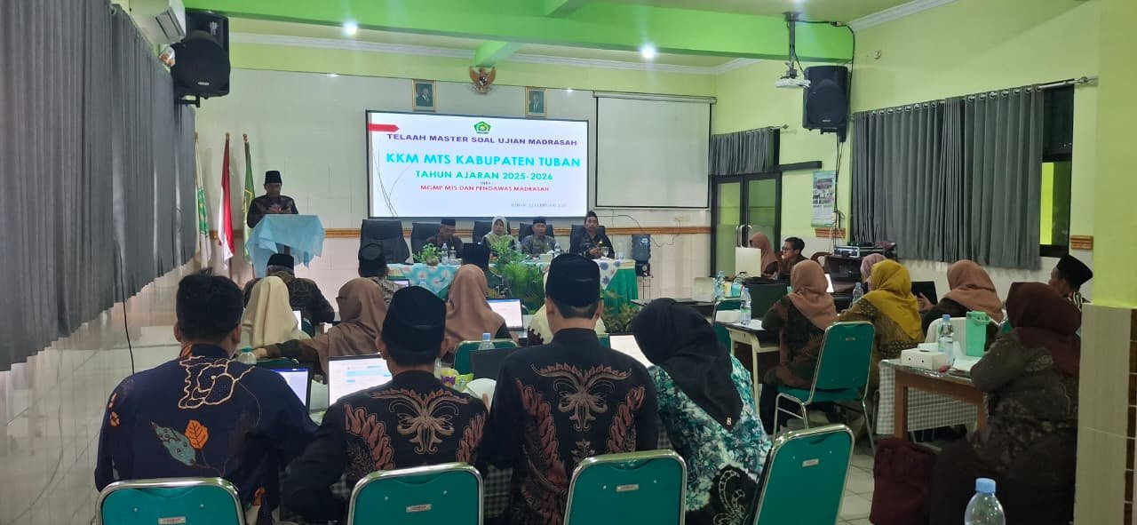 Tingkatkan Mutu Lulusan, Kemenag Tuban Buka Telaah Master Soal Ujian Madrasah 2025/2026