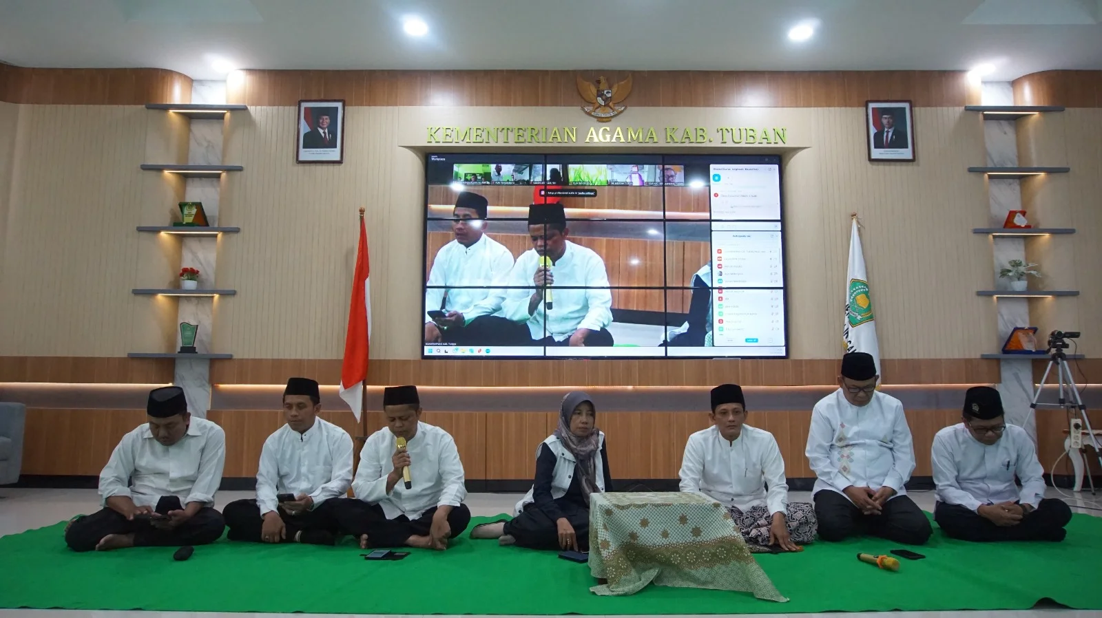 Ikhtiar Keselamatan Bangsa, Kemenag Tuban Gelar Khotmil Qur'an, Istighotsah, Doa Bersama Sekaligus Peringati Maulid Nabi Muhammad SAW