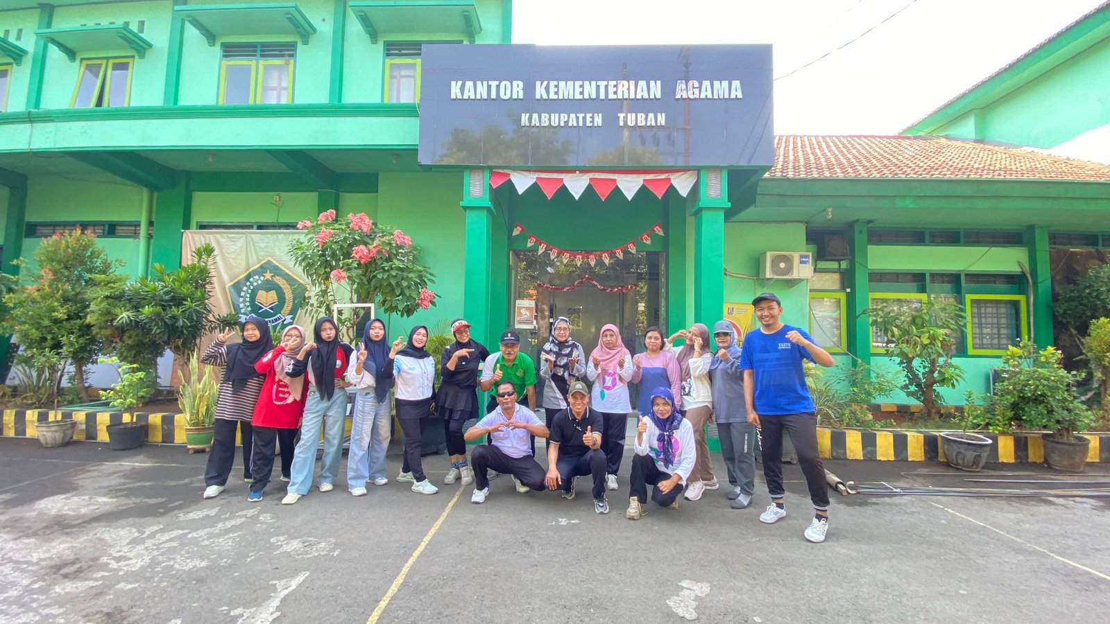 Kemenag Tuban Perkuat Kebugaran dan Kekompakan ASN Lewat Senam Bersama