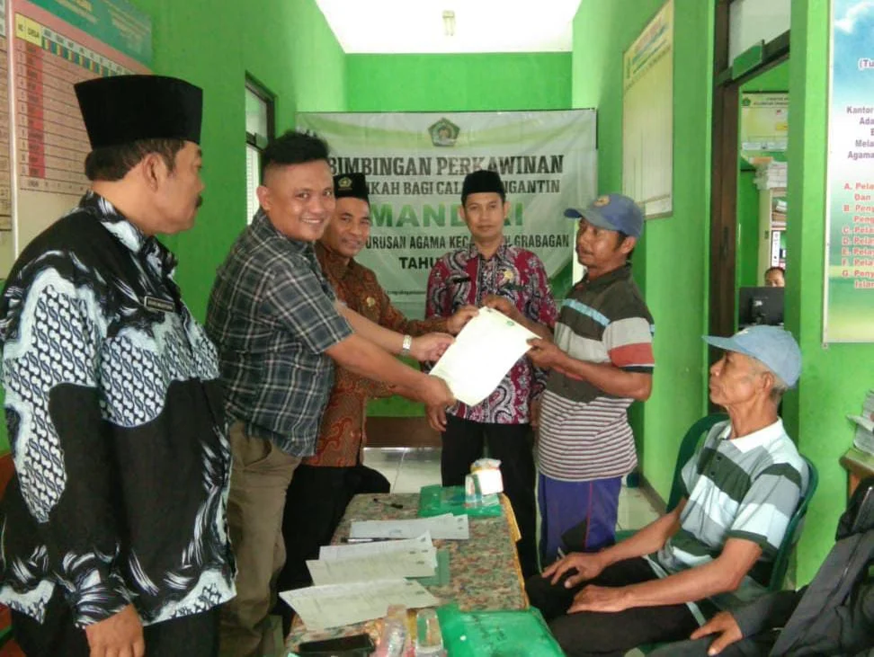 PPAIW Kecamatan Grabagan Kembali Terbitkan Tiga Akta Ikrar Wakaf